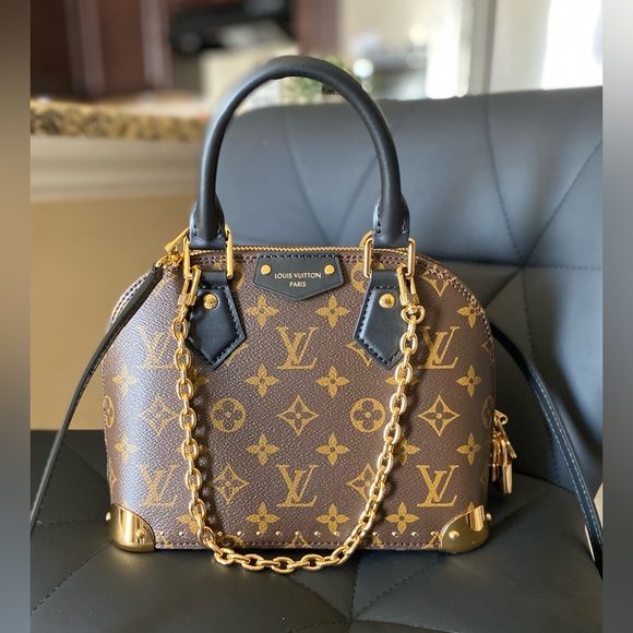 BB canvas stud chain small handbag New - Picture 9 of 9